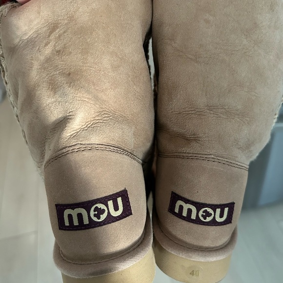 Mou Eskino 24 Sheepskin Suede Boots - Picture 8 of 9